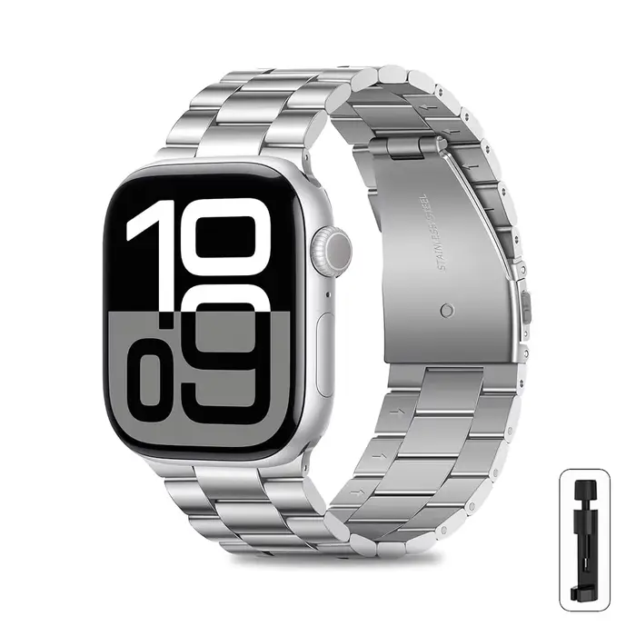 Bracelet en acier inoxydable pour Apple Watch Ultra 3/2, 46mm 49mm 40mm 44mm 42mm 41mm 45mm, IWatch 