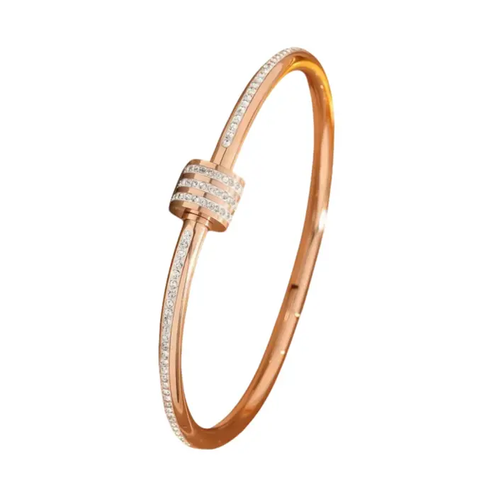 Bracelet en acier inoxydable pour femmes et hommes