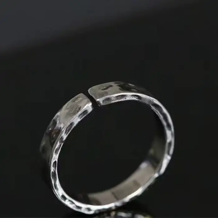 Bague en argent regardé 925 pour homme