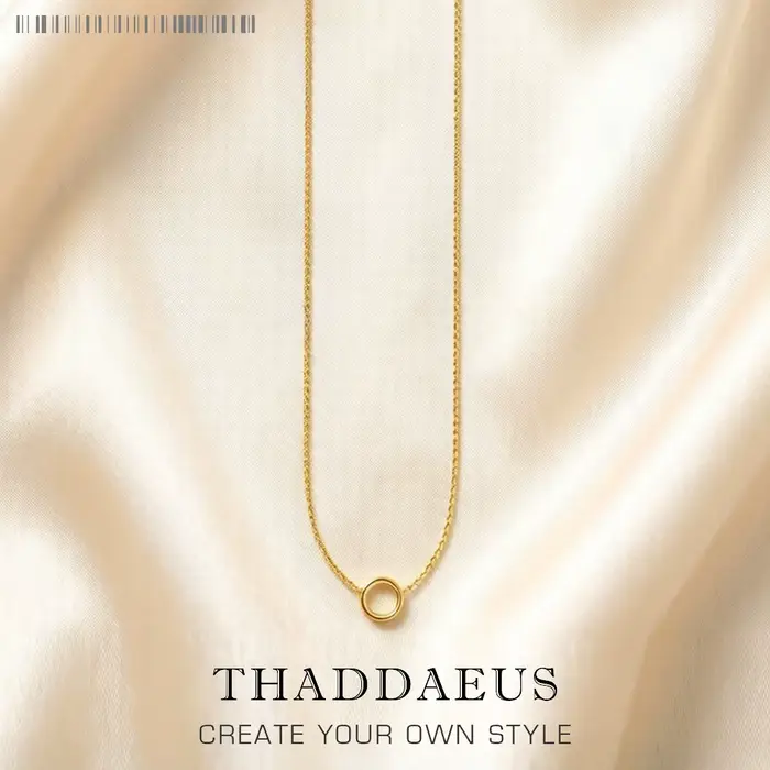 Collier à breloques rond doré, nouvelle collection printemps 2022, bijoux tendance en argent sterlin