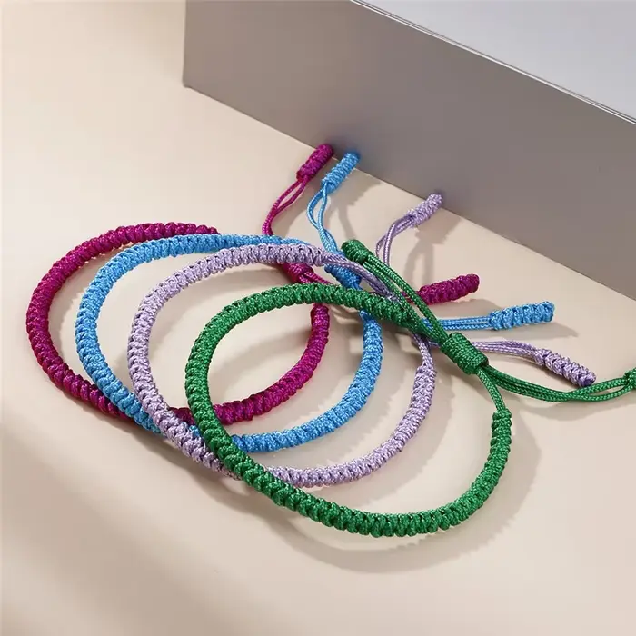 Bracelets tressés faits à la main pour femmes et hommes