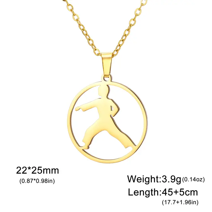 Amaxer-Pendentif de boxe militaire pour hommes