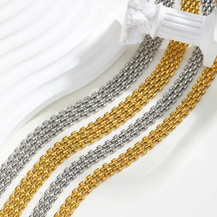 Collier minimaliste à sangle pour femmes en acier inoxydable occasion quotidienne party mariage anniversaire fête des mères