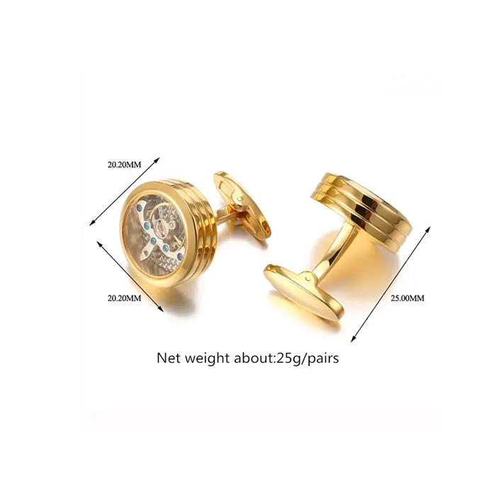 Boutons de manchette de luxe pour hommes