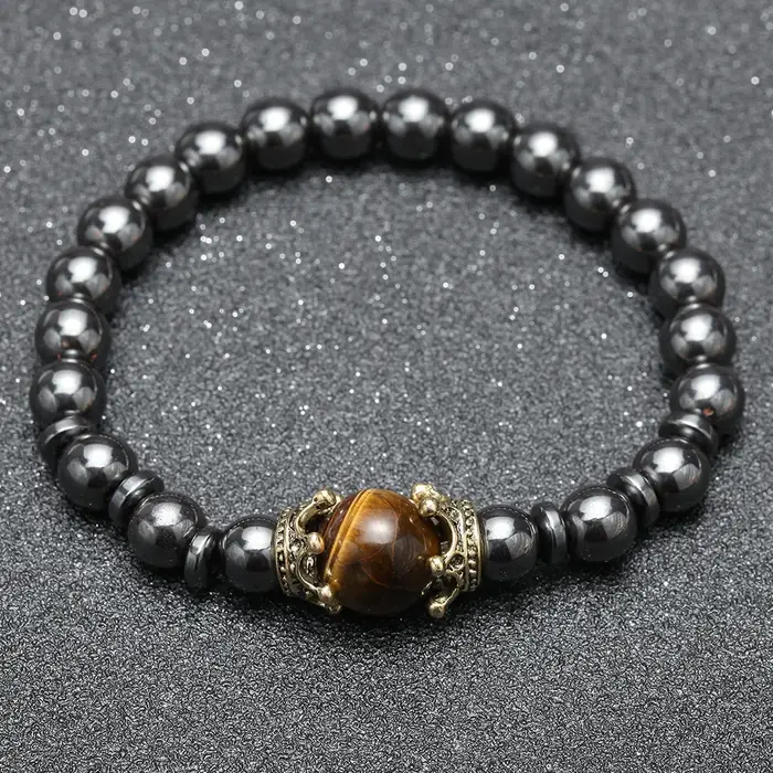 Bracelets en pierre naturelle pour hommes