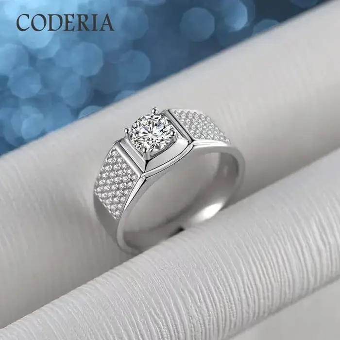 Bague en argent Sterling 925 véritable pour hommes
