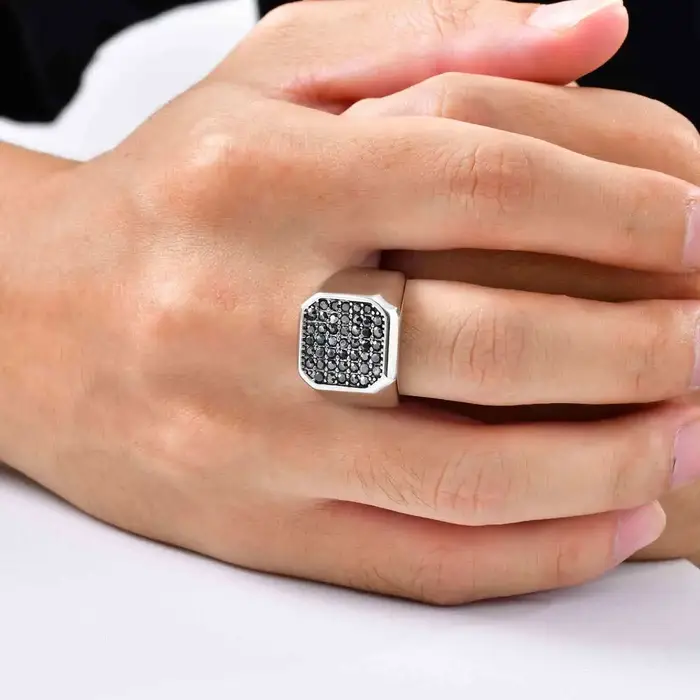 Vnox – bague en acier inoxydable pour hommes