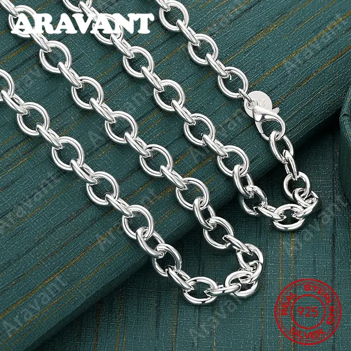 Collier en argent sterling 925 avec anneau entrelacé en forme de O pour femmes néo-gothique bijou de mariage élégant pour anniversaire