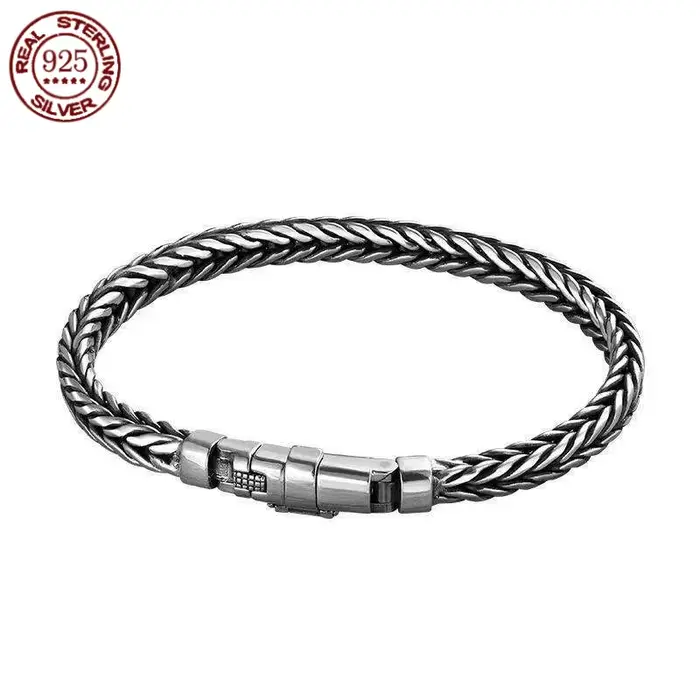 Bracelet de quille de personnalité tissé à la main pour hommes et femmes