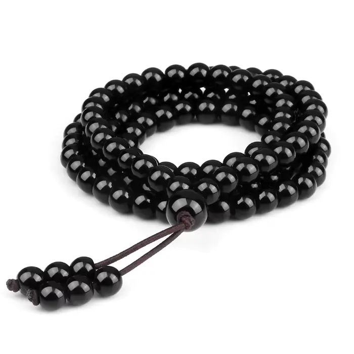 Collier classique en pierre naturelle de 6mm, 108 perles, pour femmes et hommes, Bracelet superposé,