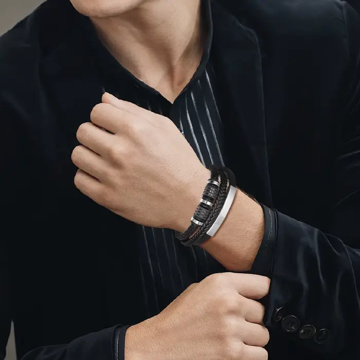 Bracelets en cuir pour hommes