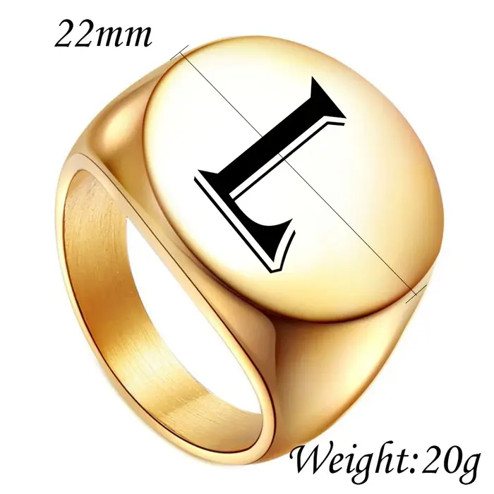 Bague de signet personnalisée VQYSKO en acier inoxydable pour homme avec tracker d'humeur et gravure personnalisable pour occasions spéciales