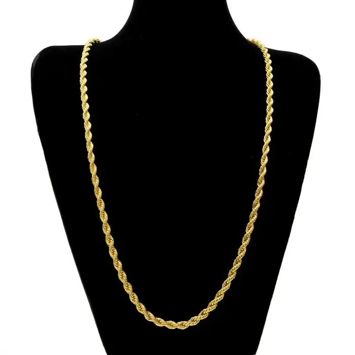 Collier en or 18 carats y2k