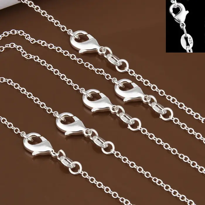 Collier chaîne en argent Sterling 925