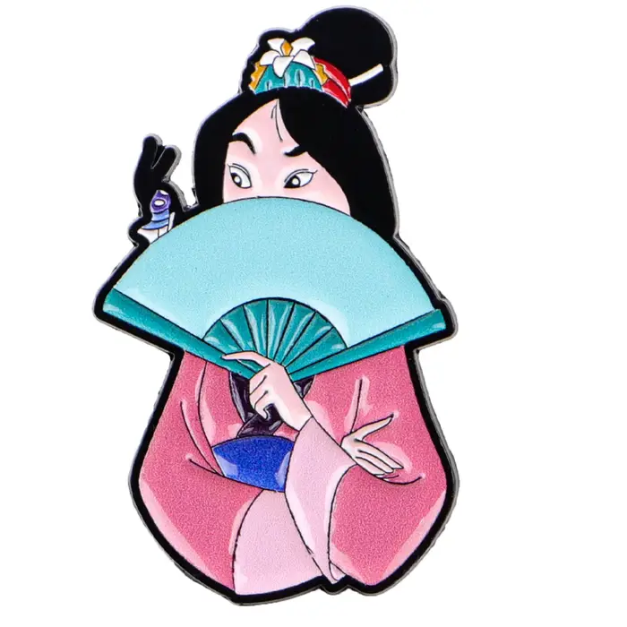 Broche en émail Red Dragon, motif fille de dessin animé, pour manteau, broches pour femmes, badges d