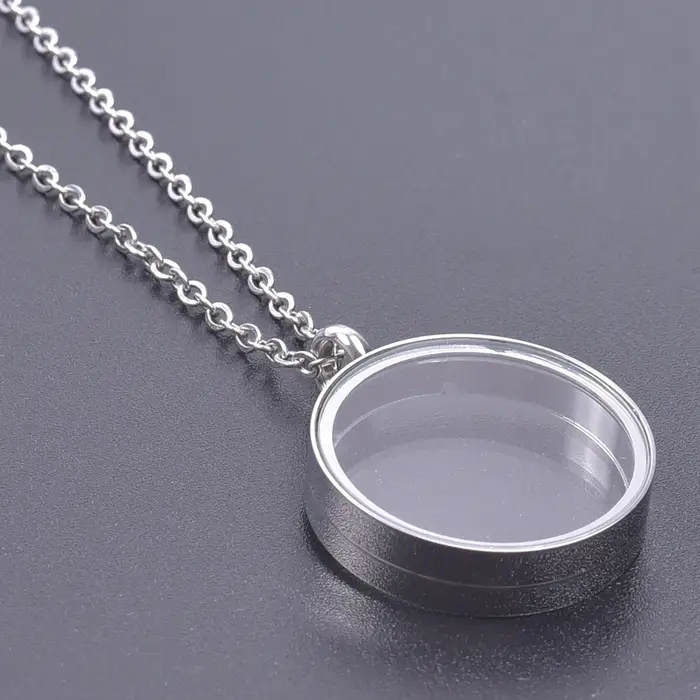Pendentif Médaillon en Acier Inoxydable pour Femme et Homme, Colliers de la raq, Accessoires de Bric