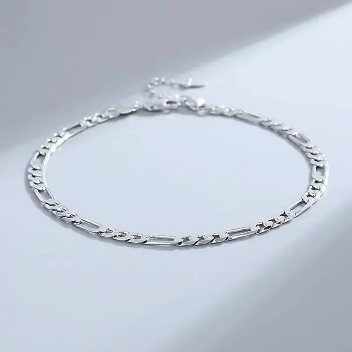 Bracelet en argent sterling 925 avec motifs coeurs élégant pour femmes et hommes cadeau romantique pour mariage et fêtes