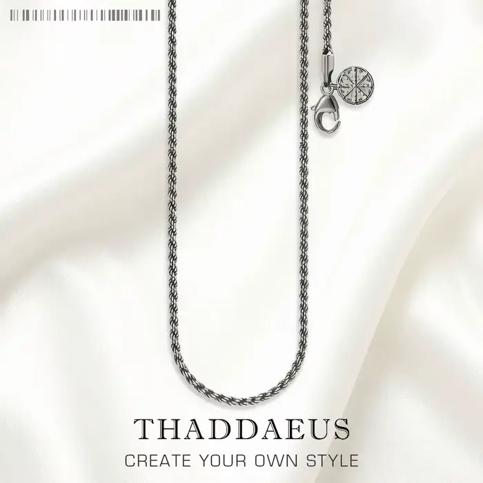Karma – collier chaîne à câble métallique, bijoux à la mode européens en argent Sterling 925, cadeau