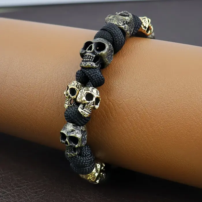 Bracelets de crâne populaires à la mode pour hommes