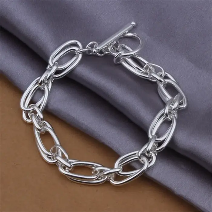 Noble nice for Men Women Chain 925 Sterling Silver Bracelets