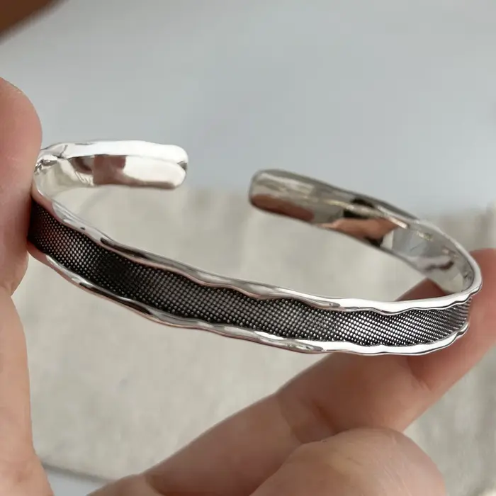 Bracelet rétro en argent Sterling 925 fait à la main pour femmes et hommes, cadeau d'anniversaire et occasions spéciales