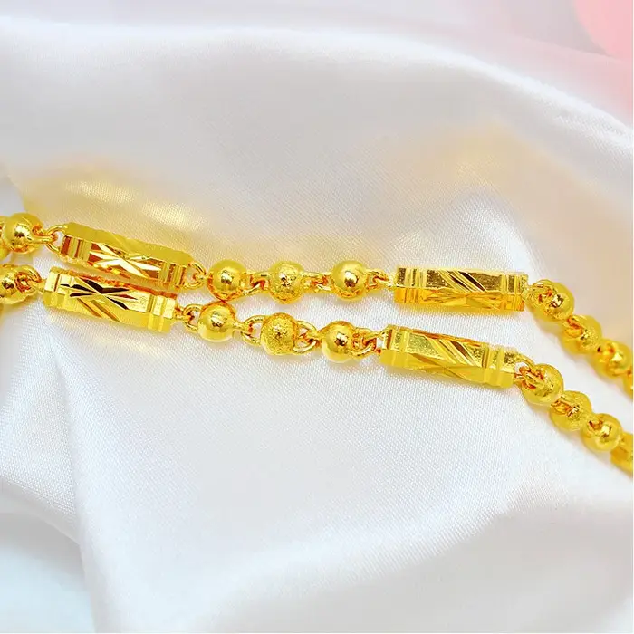 Colliers en or 24 carats pour hommes