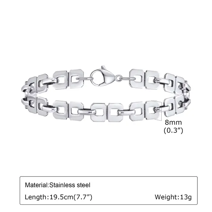 Bracelet en acier inoxydable doré prjewel pour femmes style casual et sportif cadeau pour mère fille amie occasions spéciales