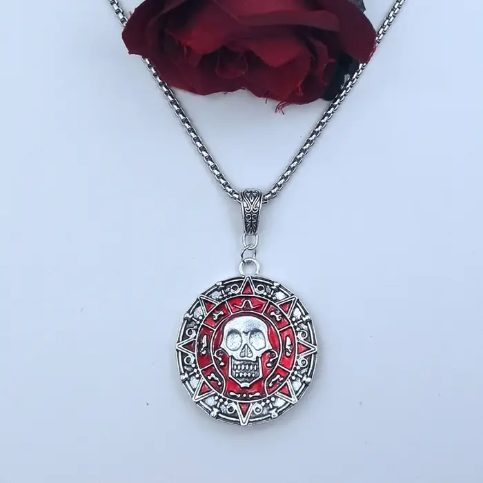Collier pendentif classique Pirates des Caraïbes pour hommes et garçons