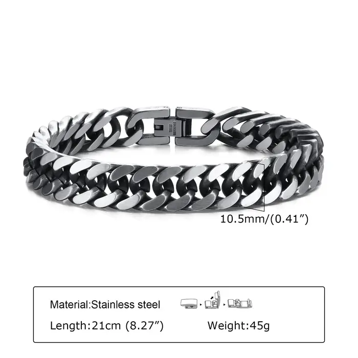 Chunky Retro Cuban JOMen Bracelets