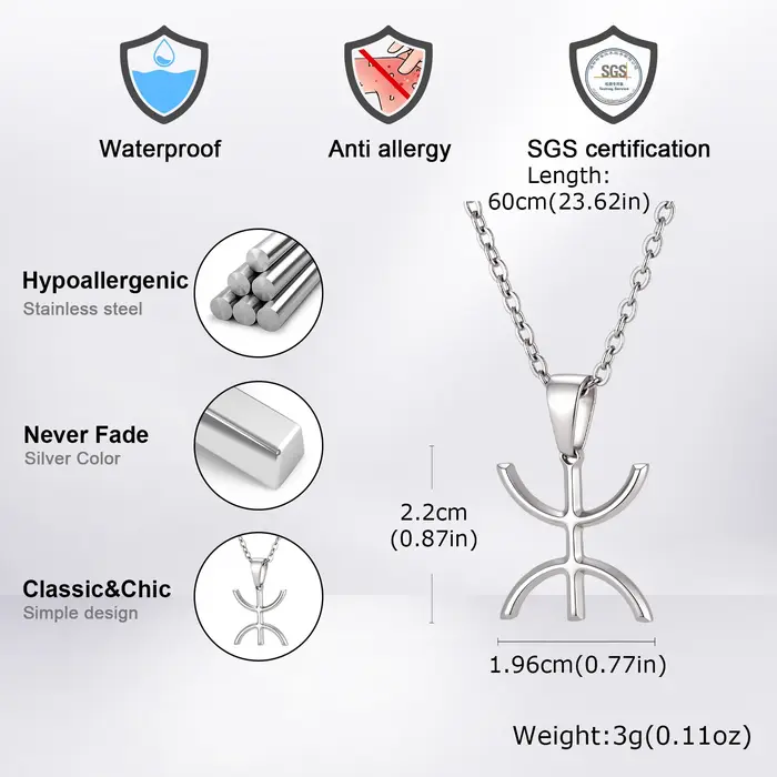 Collier et bracelet pour hommes