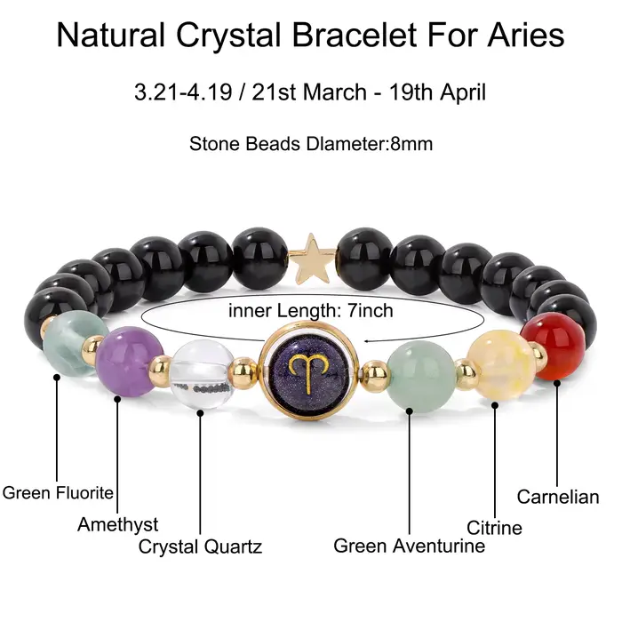 Bracelet des Signes du Zodiaque pour Hommes et Femmes Gémeaux Scorpion Sagittaire Obsidienne Oeil de Tigre Pierres Naturelles Perles Bracelets pour Occasions Spéciales
