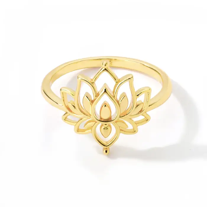 Bagues fleur de Lotus pour femmes