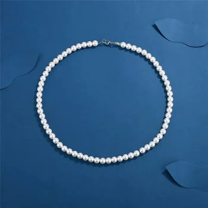 Collier de perles pour homme