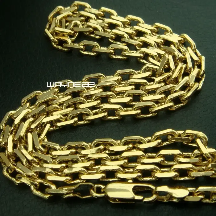 Collier Classique pour Homme, Bijoux Long, 50cm, 60cm, N286