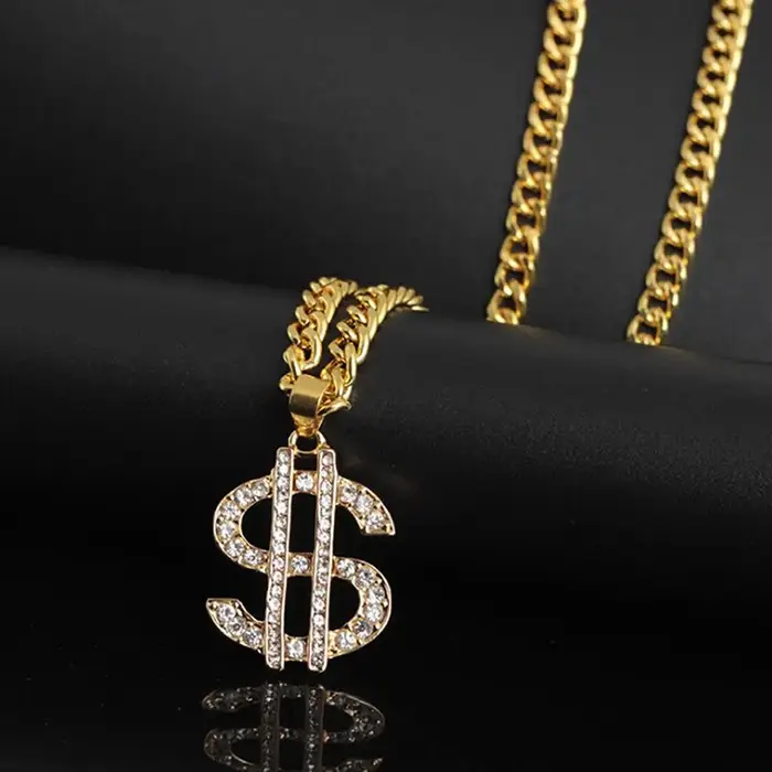 Collier Hip Hop pour hommes et femmes