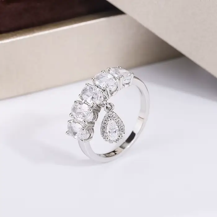 Bague porte-bonheur mauvais œil plaqué argent 2024