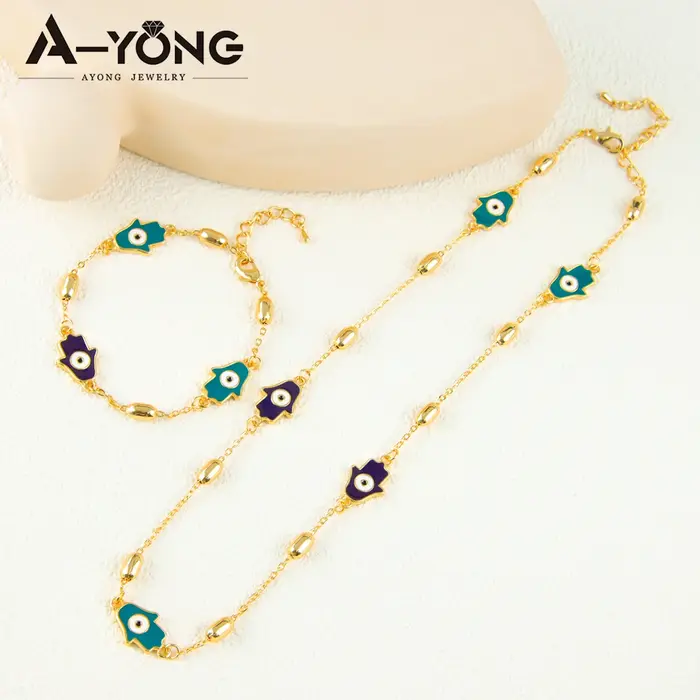 Ensemble collier et bracelet vintage arabe plaqué or 18 carats bijoux pour femmes occasions spéciales turkish coin jewelry