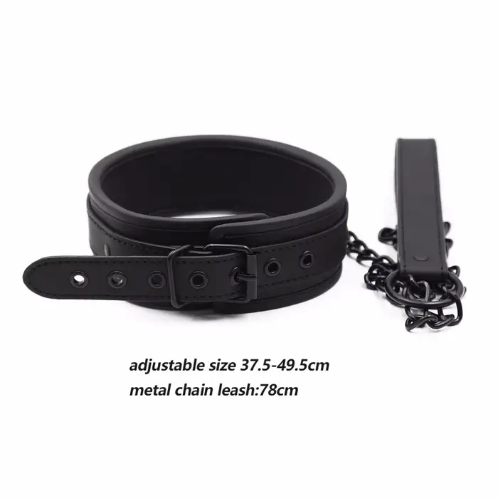 Thierry – ensemble de poignets, manchettes et col de cou en cuir PU, produits SM, jouets sexuels de Bondage BDSM, accessoires de Cosplay