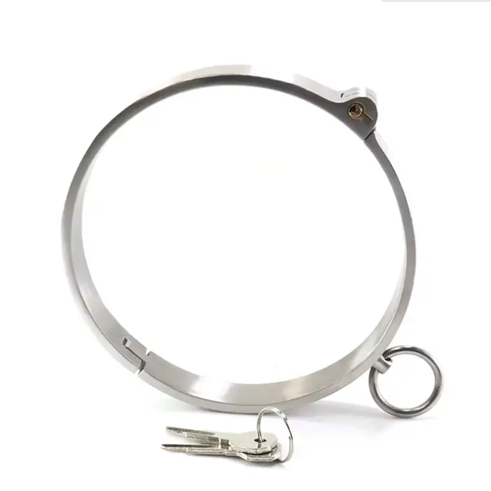 Collier Épais en Acier Inoxydable pour Flirt Érotique et Jeu pour Adultes Occasions Spéciales Jouets Sexuels pour Couples