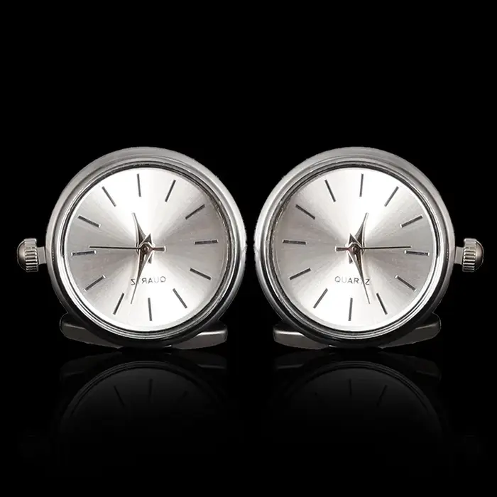 Boutons de manchette de luxe pour hommes montre boutons de manchette boucle nouveau Style de mode ch