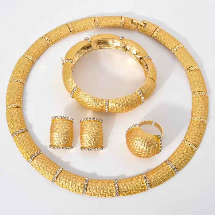 Zea51-Bijoux de mariage italiens en or 18 carats