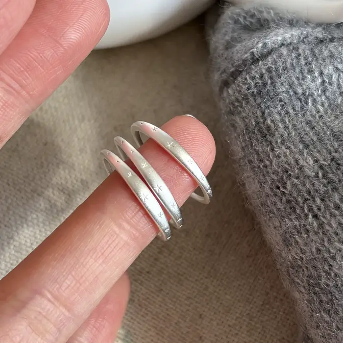 Bagues en argent sterling 925 sertie de zircons blancs minimalistes pour femmes occasions spéciales anti-allergie
