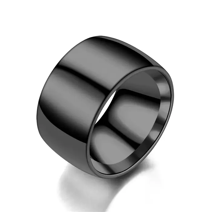 Bague large pour hommes de 12mm