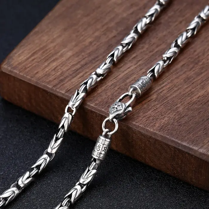 Nouvelle mode 2025, collier 100% argent sterling S925 6MM
