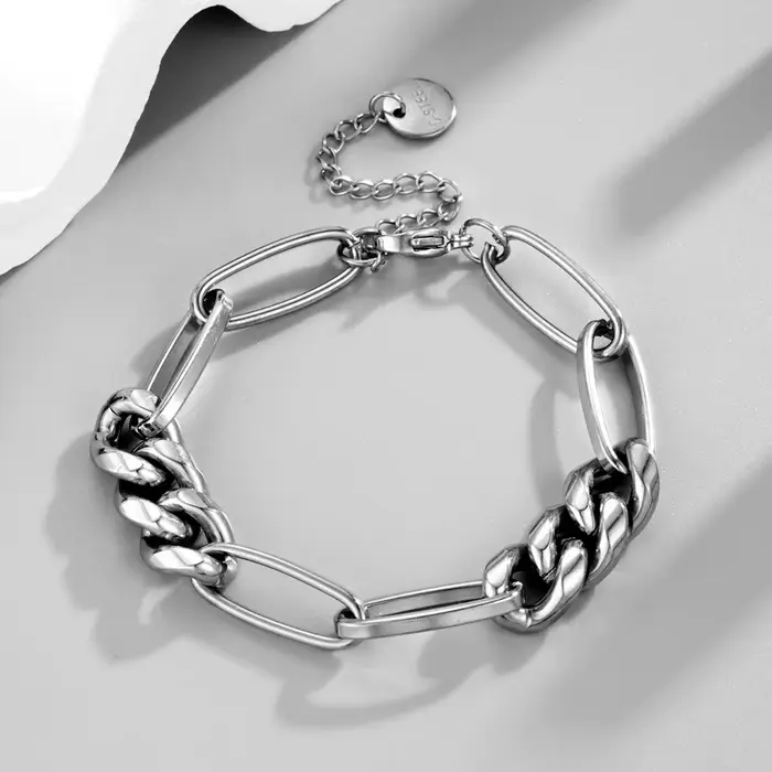 Bracelet rétro Hip-Hop en zircone cubique motif géométrique pour femmes élégance brute tracker humeur bijou occasion spéciale