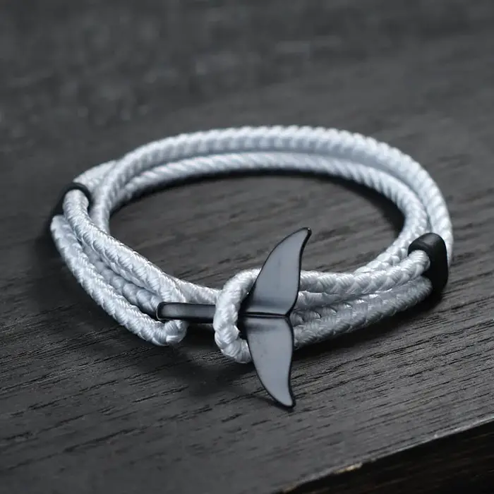 Nouveau Bracelet en queue de baleine pour hommes