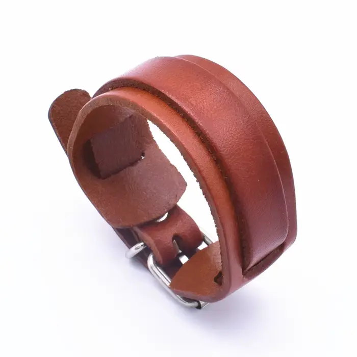 Bracelet enroulé Vintage à longueur réglable, Double couche en cuir, pour femmes et hommes, meilleurs amis, bijoux de personnalité
