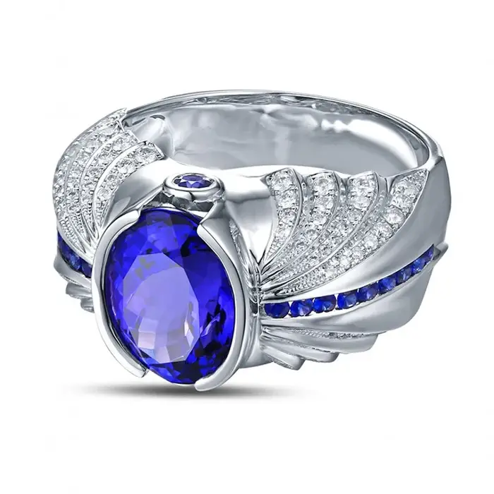 Bague de mariage vintage pour homme