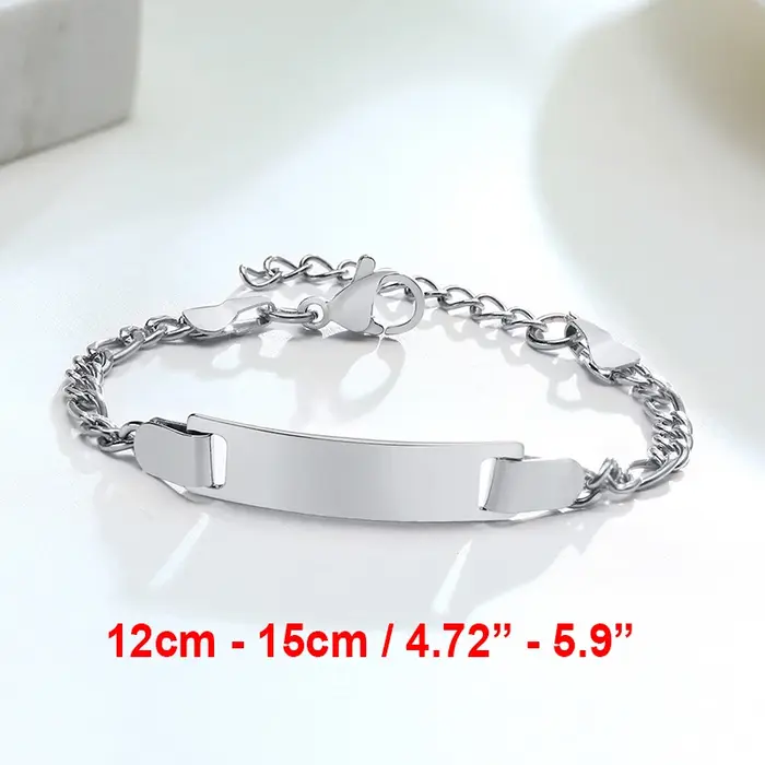 Bracelets en lien Figaro personnalisés avec noms de la colonne vertébrale gravés, bracelet JOSmooth,