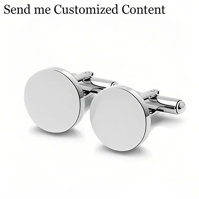 Boutons de manchette personnalisables pour homme, boutons de manchette avec Portrait personnalisé, b